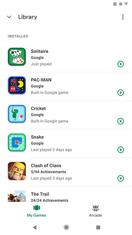 Google Play 游戏