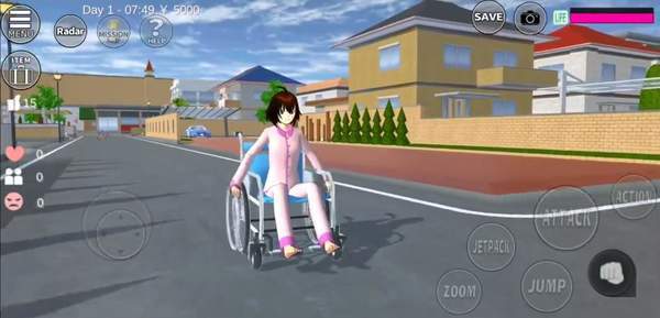 樱花校园模拟器轮椅版