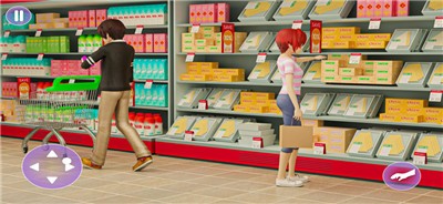 动漫女孩虚拟学校生活
