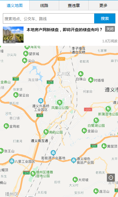 遵义市地图