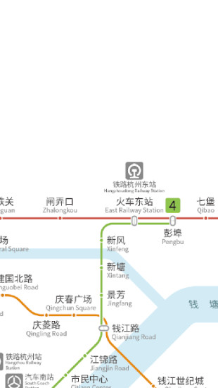 杭州地铁路线图
