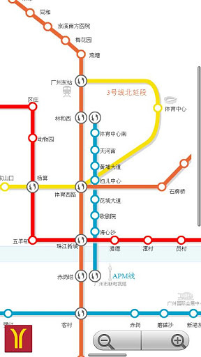 广州地铁地图