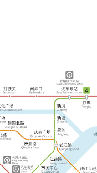 杭州地铁路线图