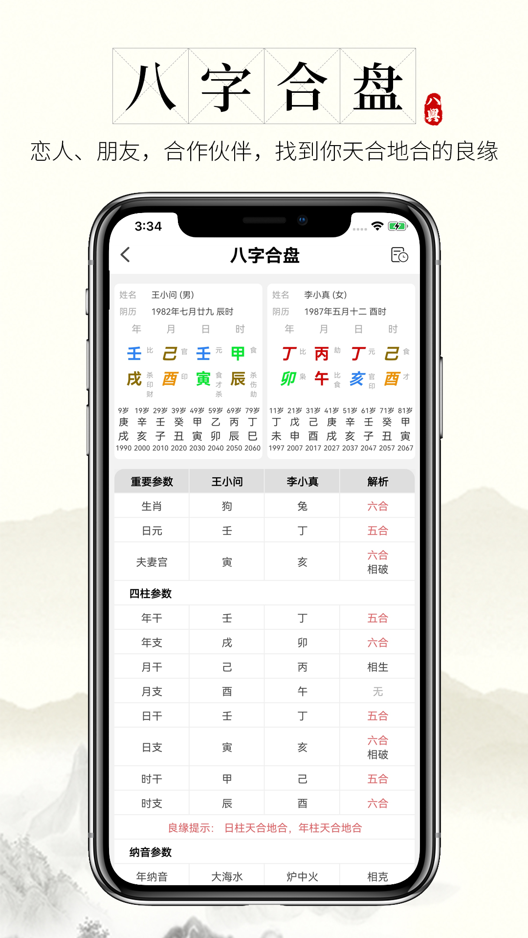 问真八字