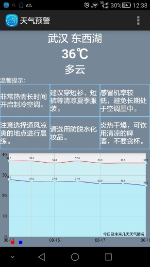 天气预警