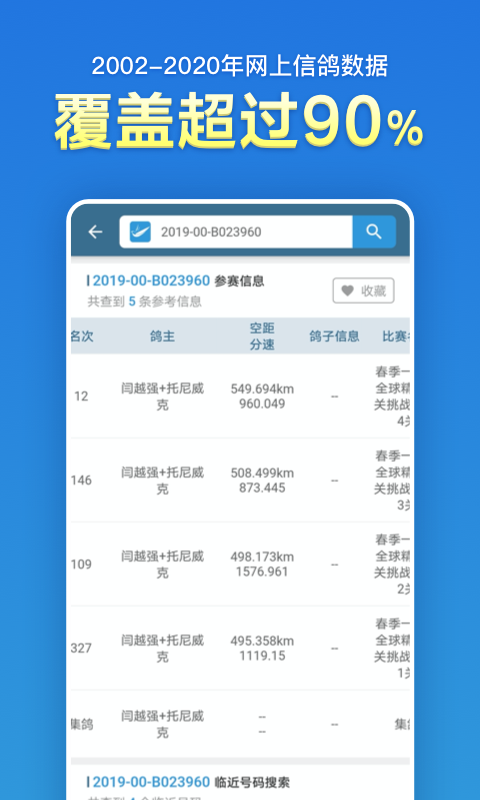 信鸽足环号网查询