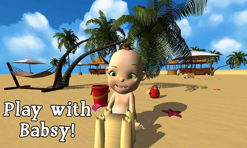 我的宝贝：Babsy在海滩3D