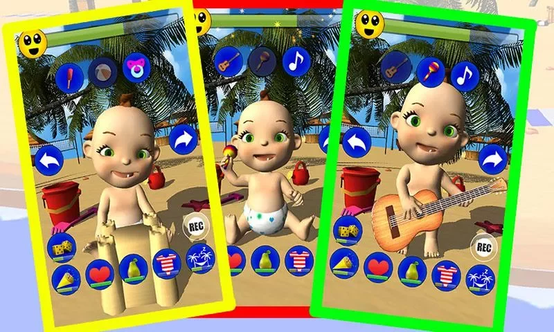我的宝贝：Babsy在海滩3D