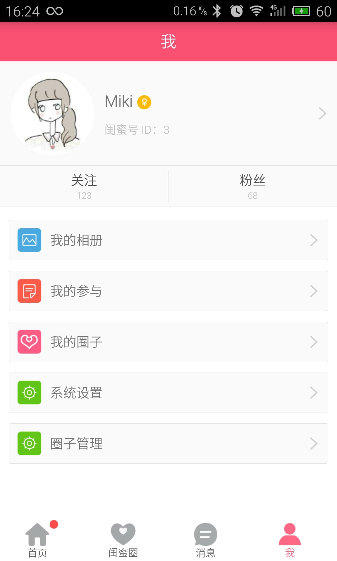 闺蜜说