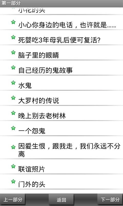 惊悚故事