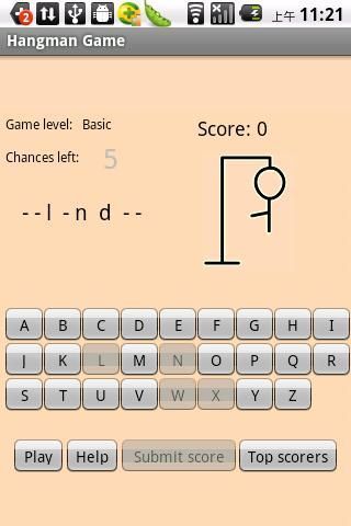 猜字游戏