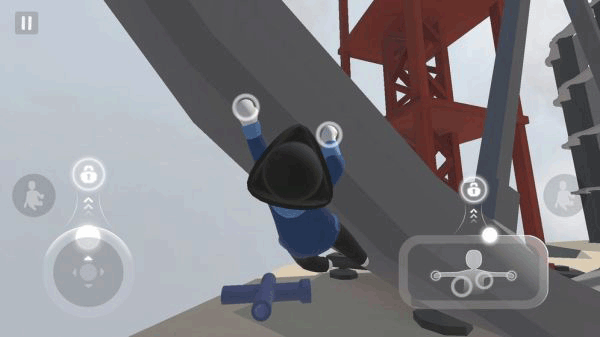 human: fall flat