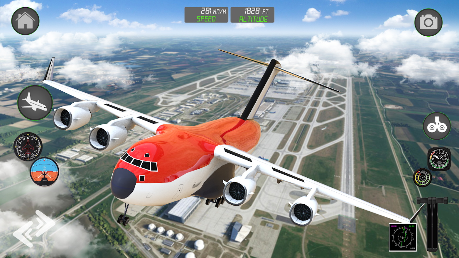 大型模拟飞机游戏大全